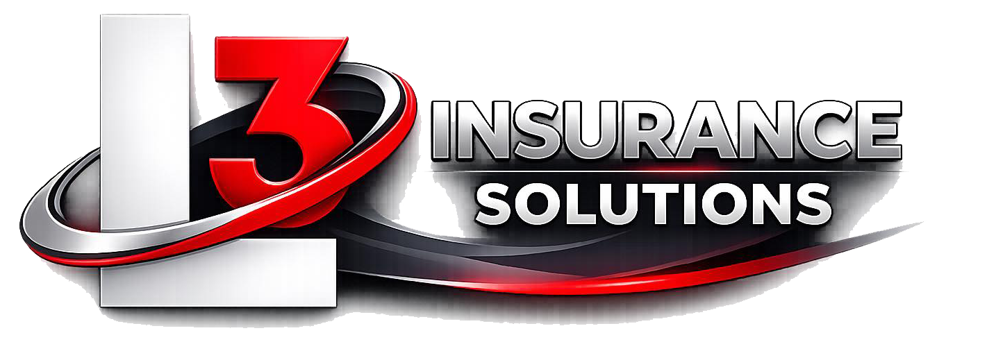 L3 Insurance Solutions logo with red “L3” and silver text on a white background