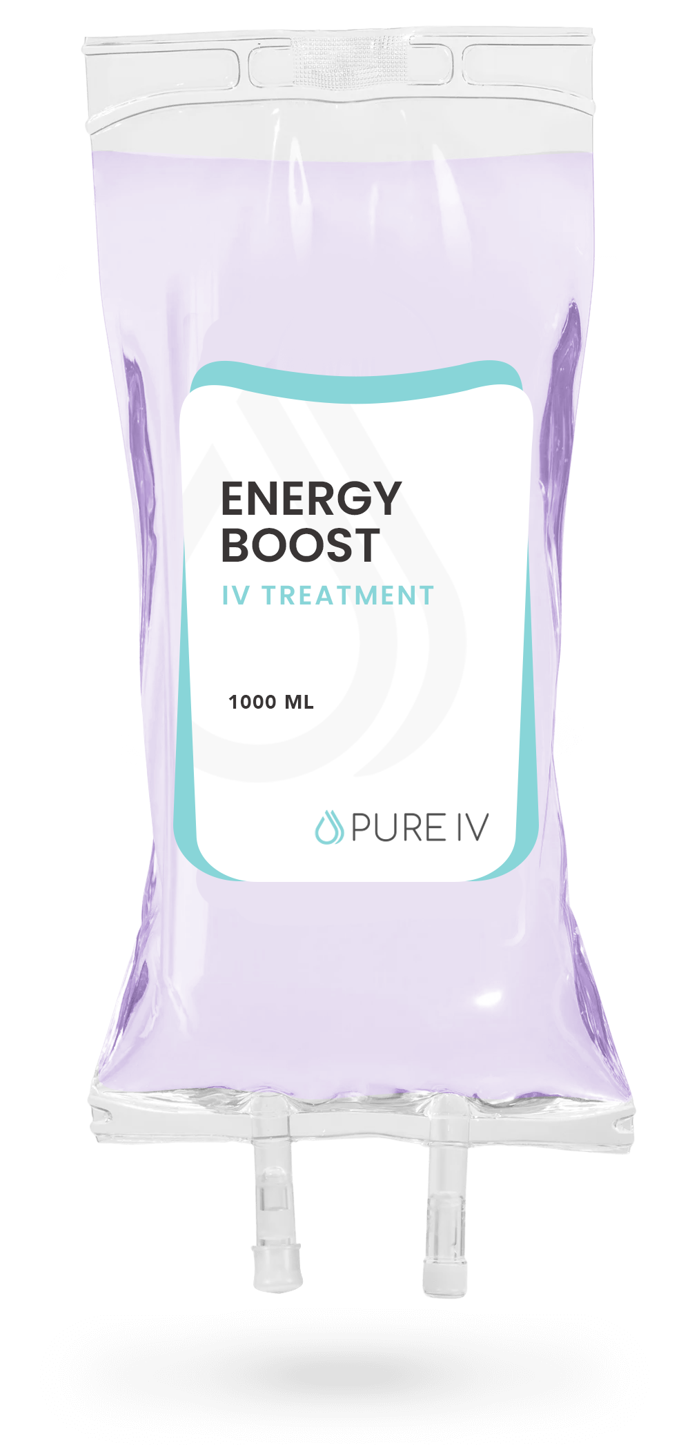 IV bag labeled