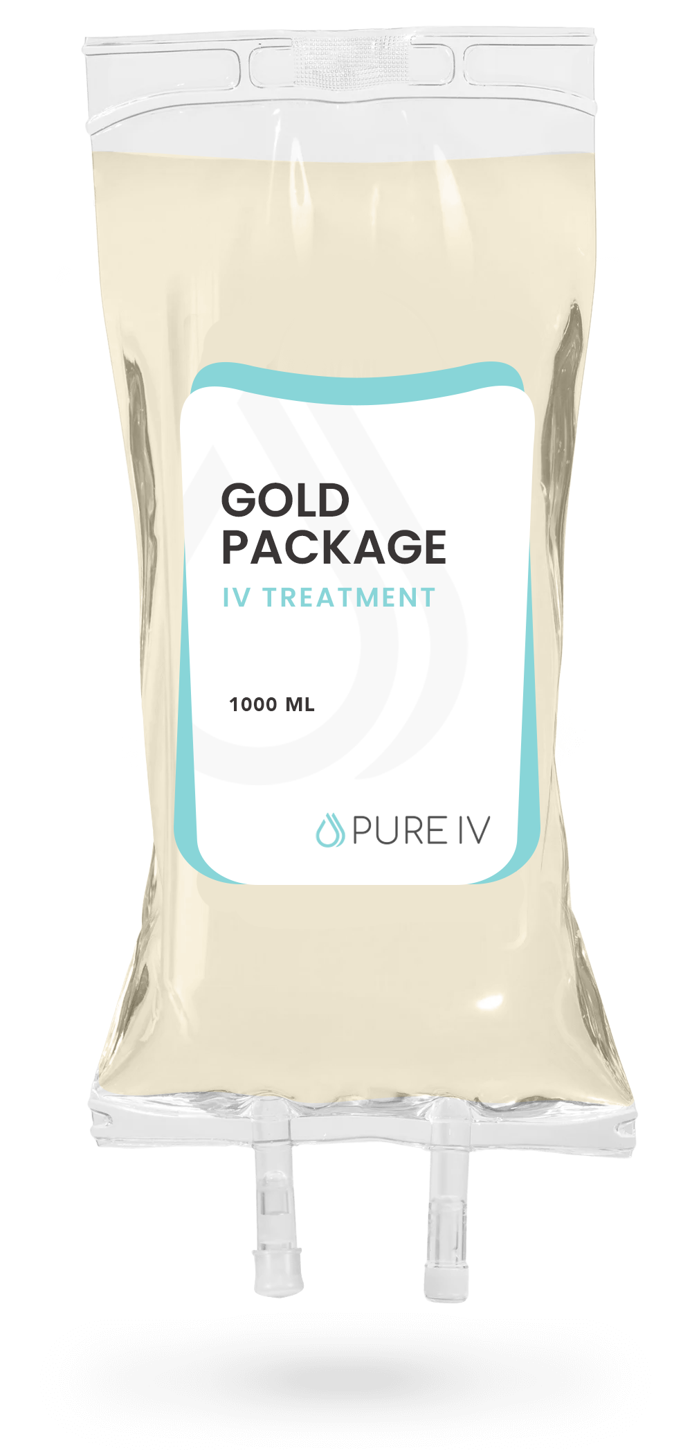 IV bag labeled