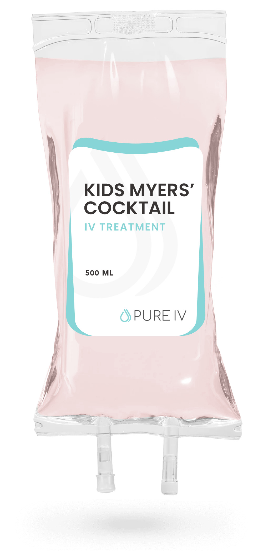 IV bag labeled