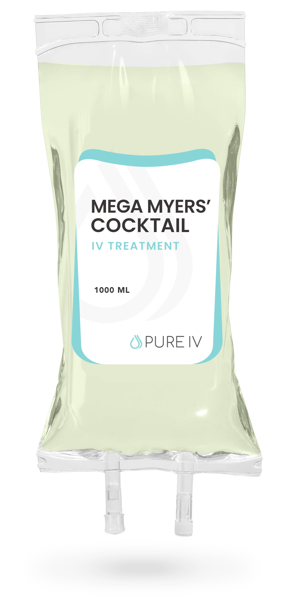 IV bag labeled