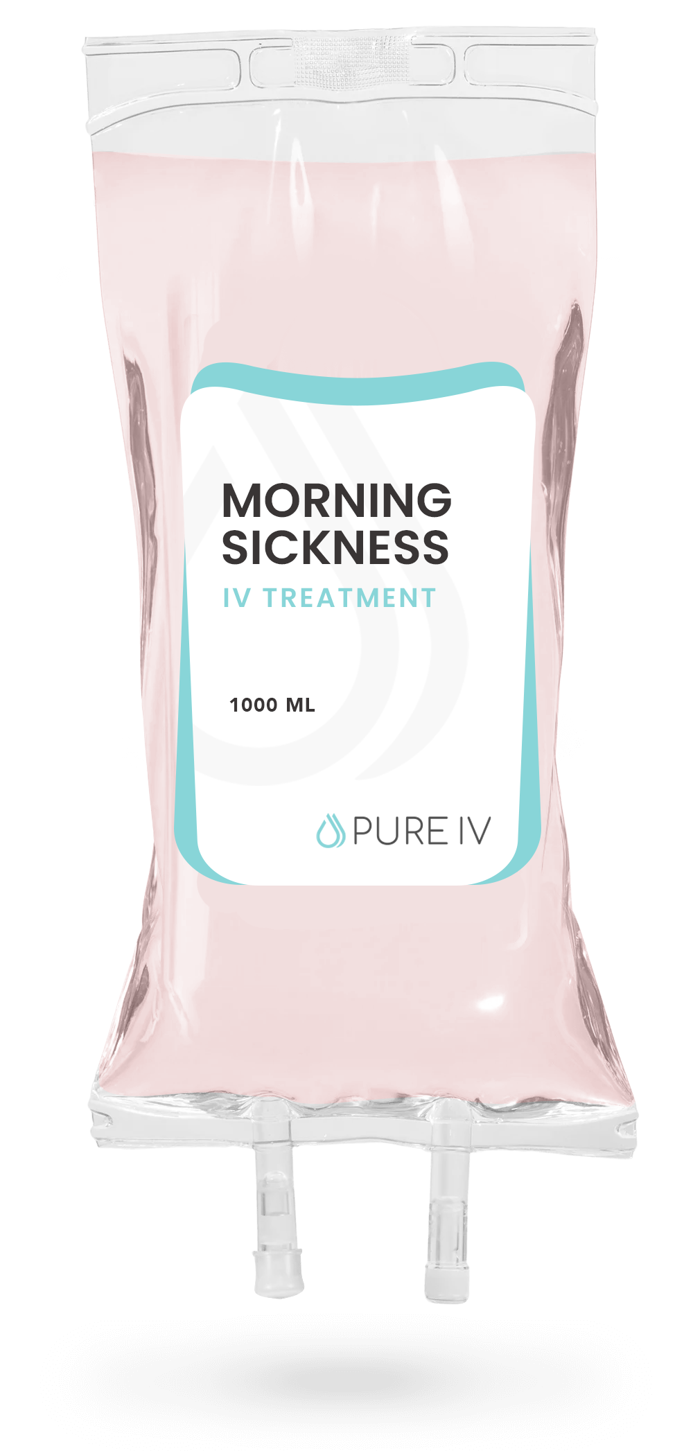 IV bag labeled