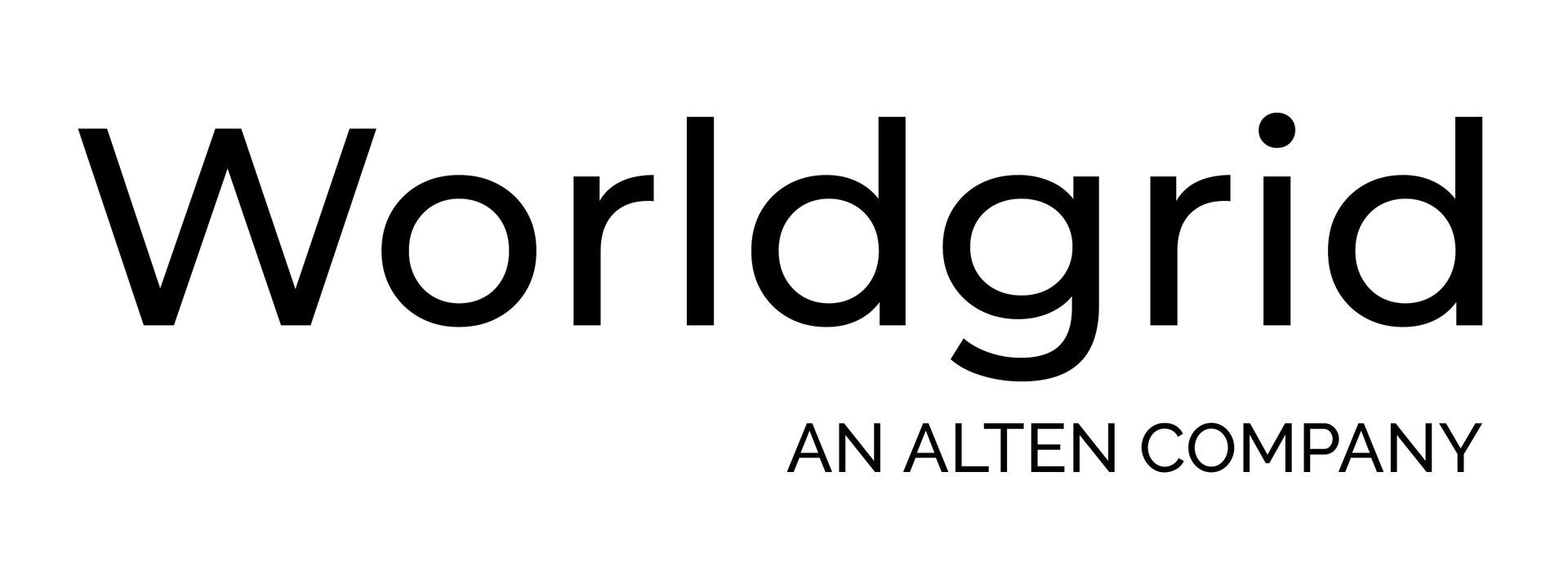 Le logo de worldgrid, une ancienne entreprise, est noir et blanc.