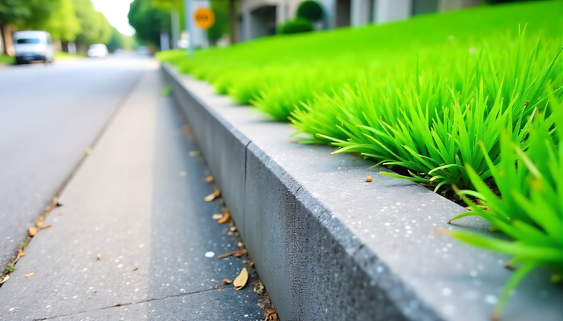 concrete driveway edging ideas