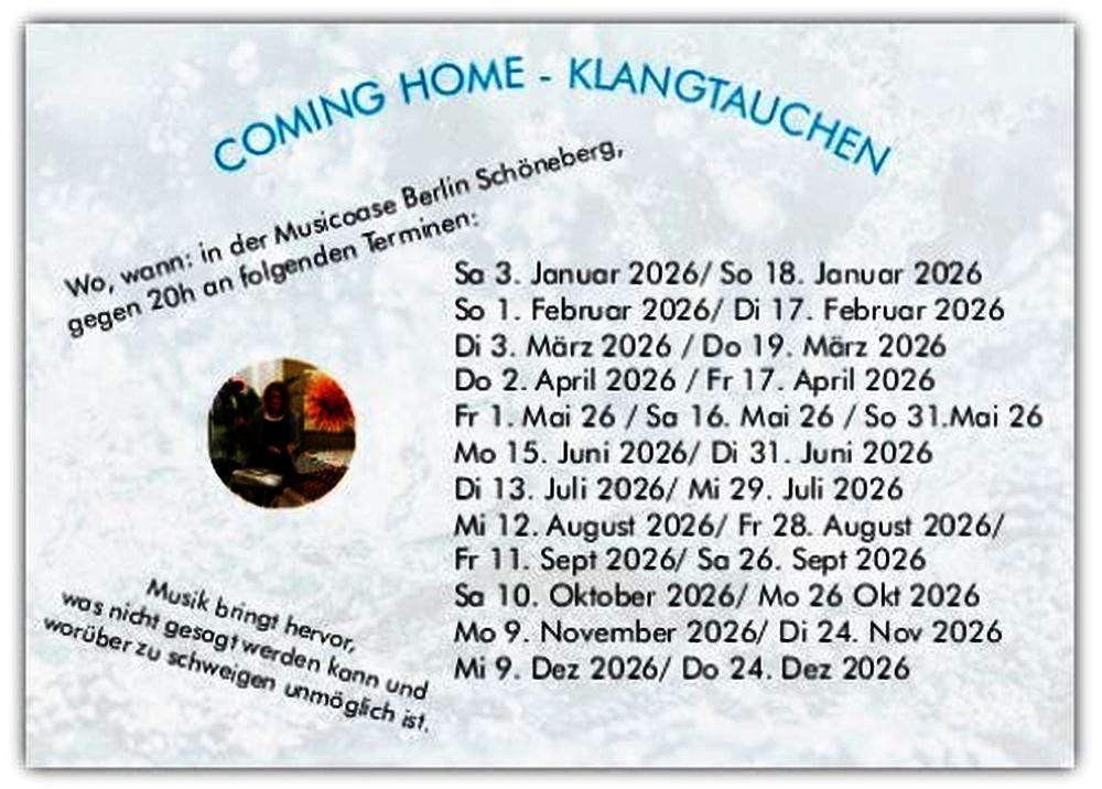 Klangtauchen zu Voll und Neumond Konzerte Berlin www.urklangraum.com