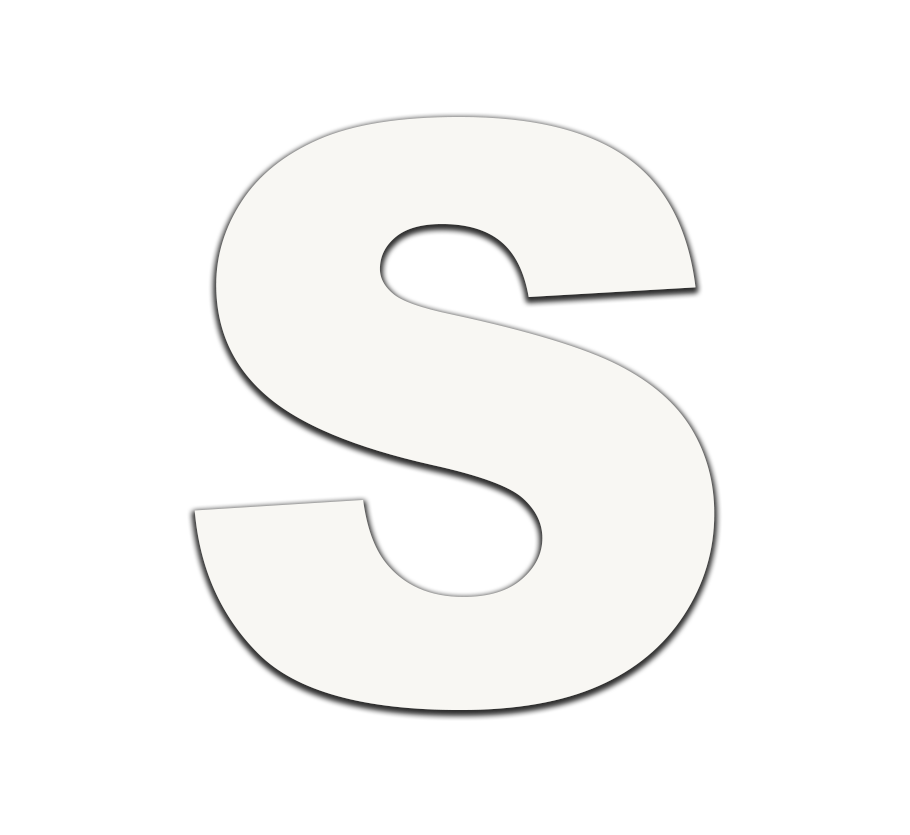 Piepschuim letter S
