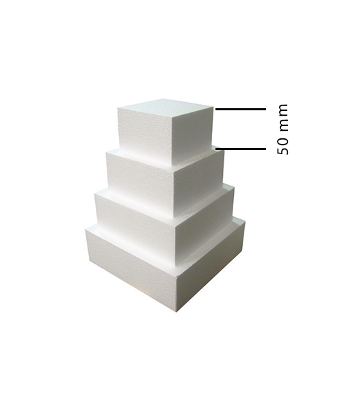 Taart Dummy vierkant 5cm