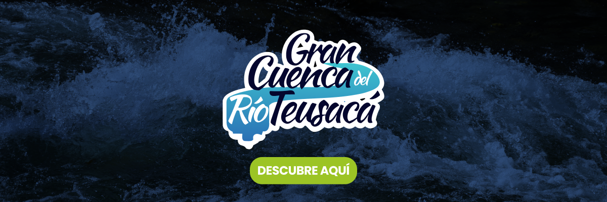 Un logo azul y blanco con las palabras Gran Cuenca en él.