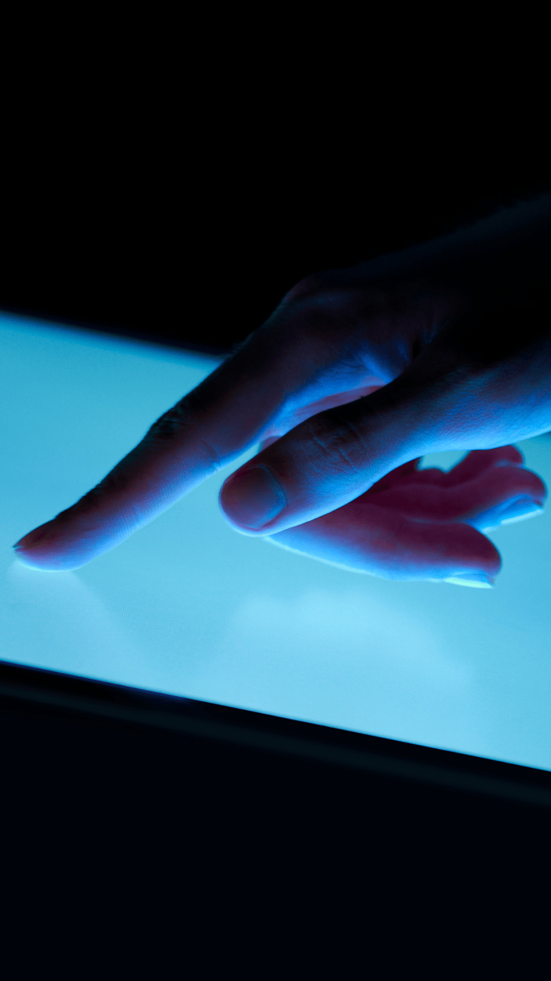 Someone doing industrial touch screen repair