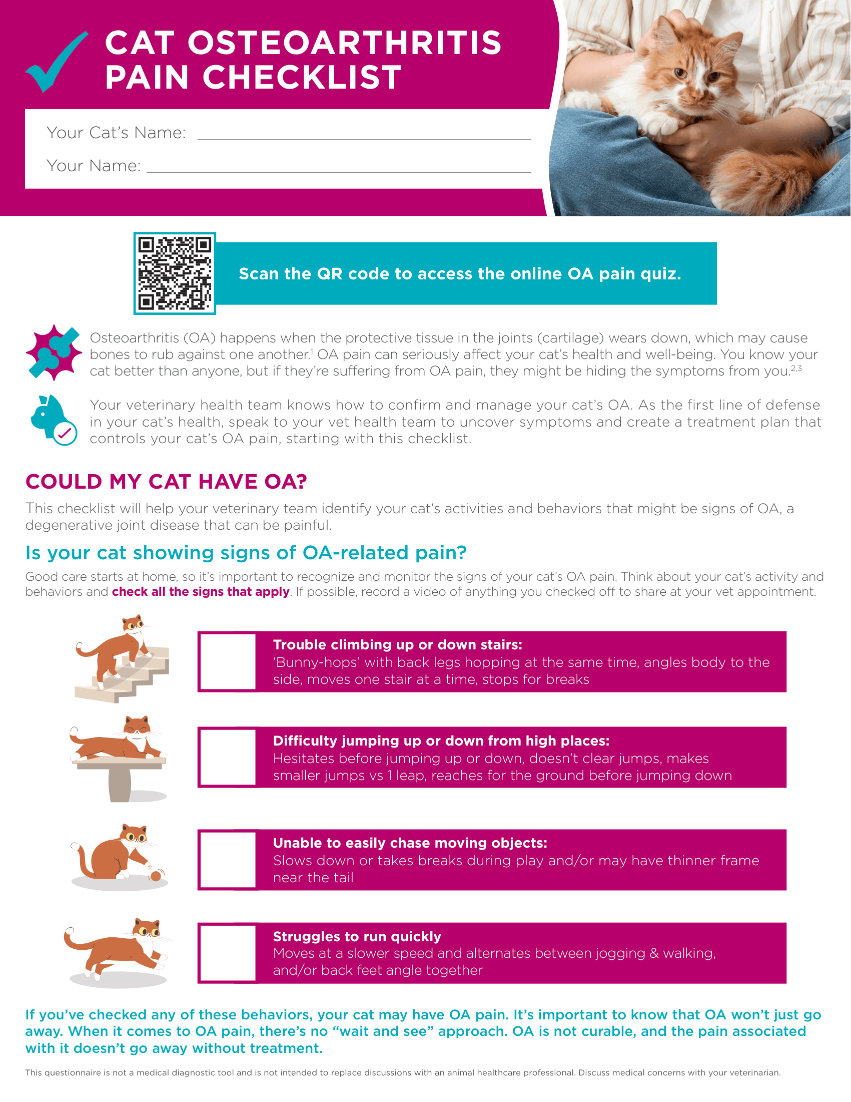Cat OA Checklist Page 1