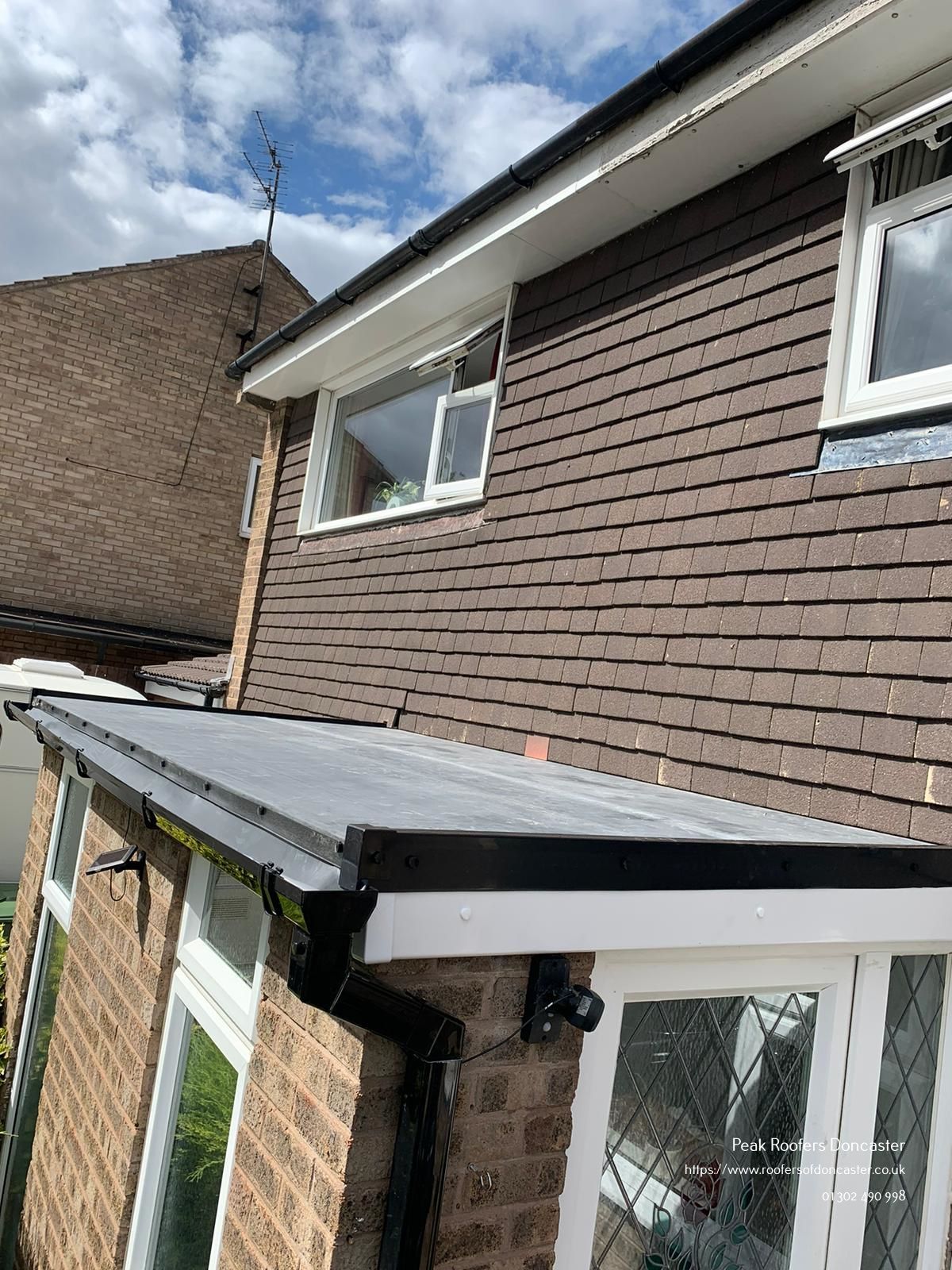 Flat roof repair by Roofers Doncaster