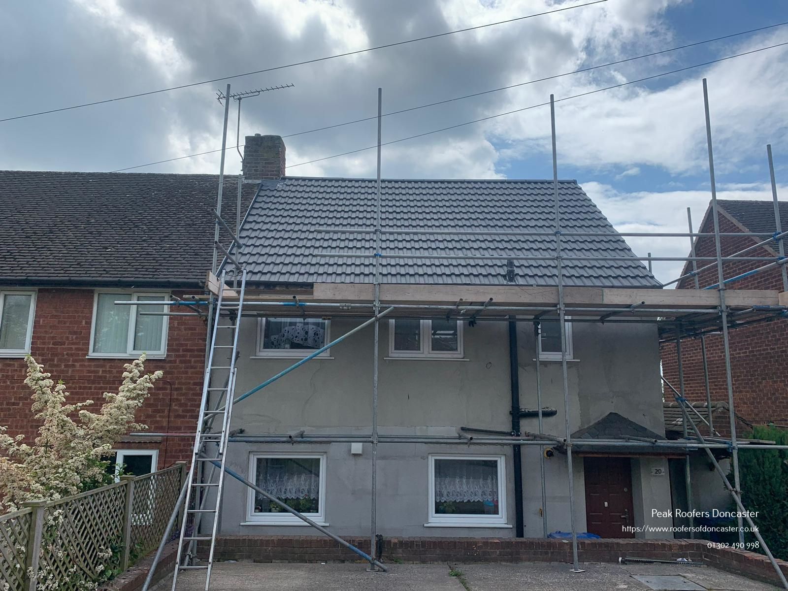 End terrace rood replacement by Roofers Doncaster