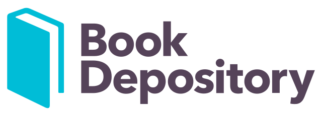 Logo for Book Depository, featuring a blue book icon and the company name in dark gray text.
