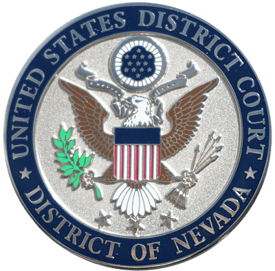 The seal of the united states district court of nevada