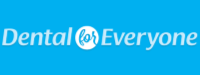 Dental for Everyone logo on a blue background