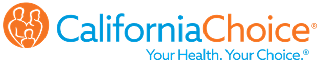 California Choice logo with orange people icon and blue text, “Your Health. Your Choice.”