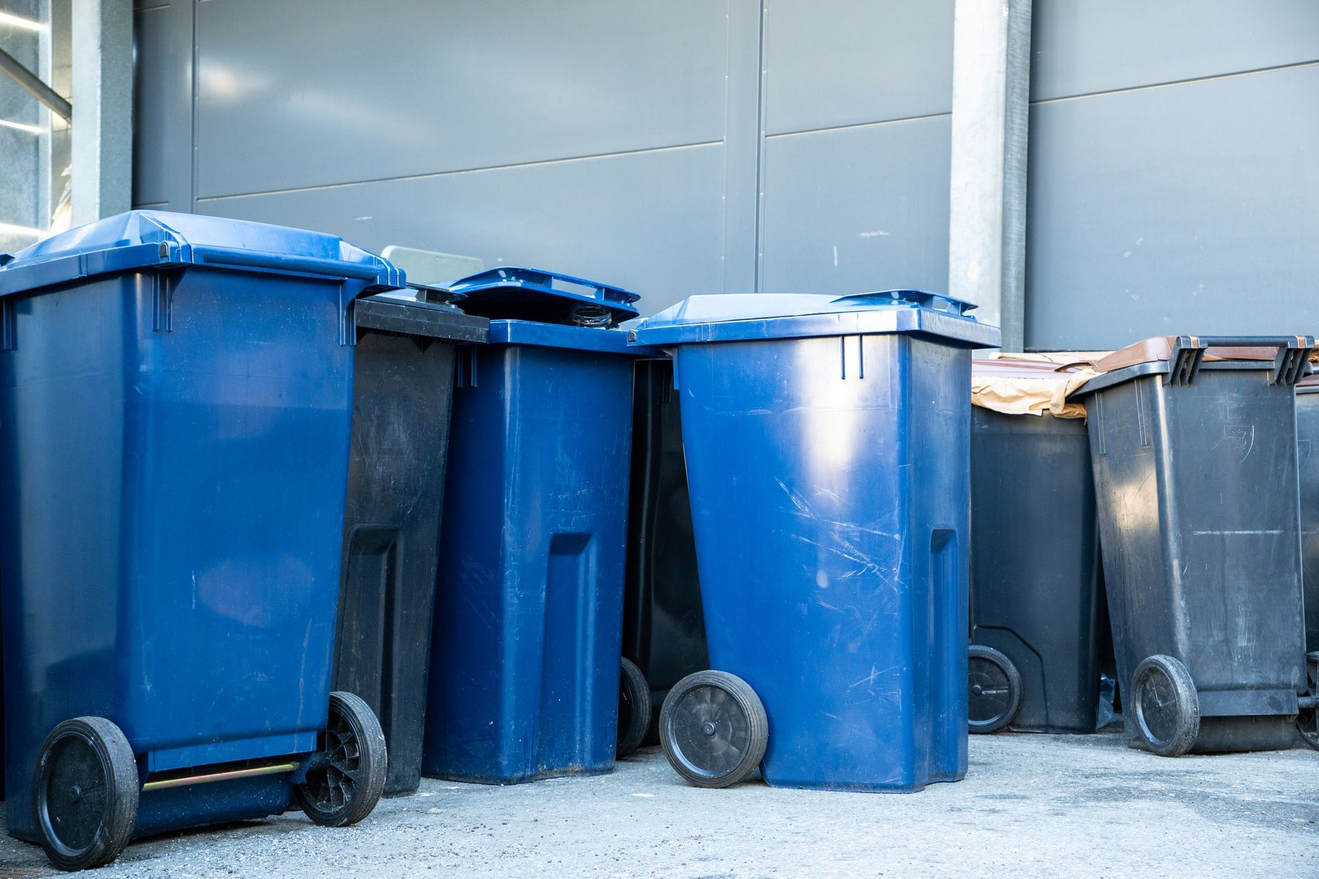 A truck we use for commercial bin maintenance in Melbourne