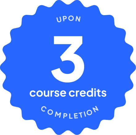Badge: 4 Credits Upon Completion