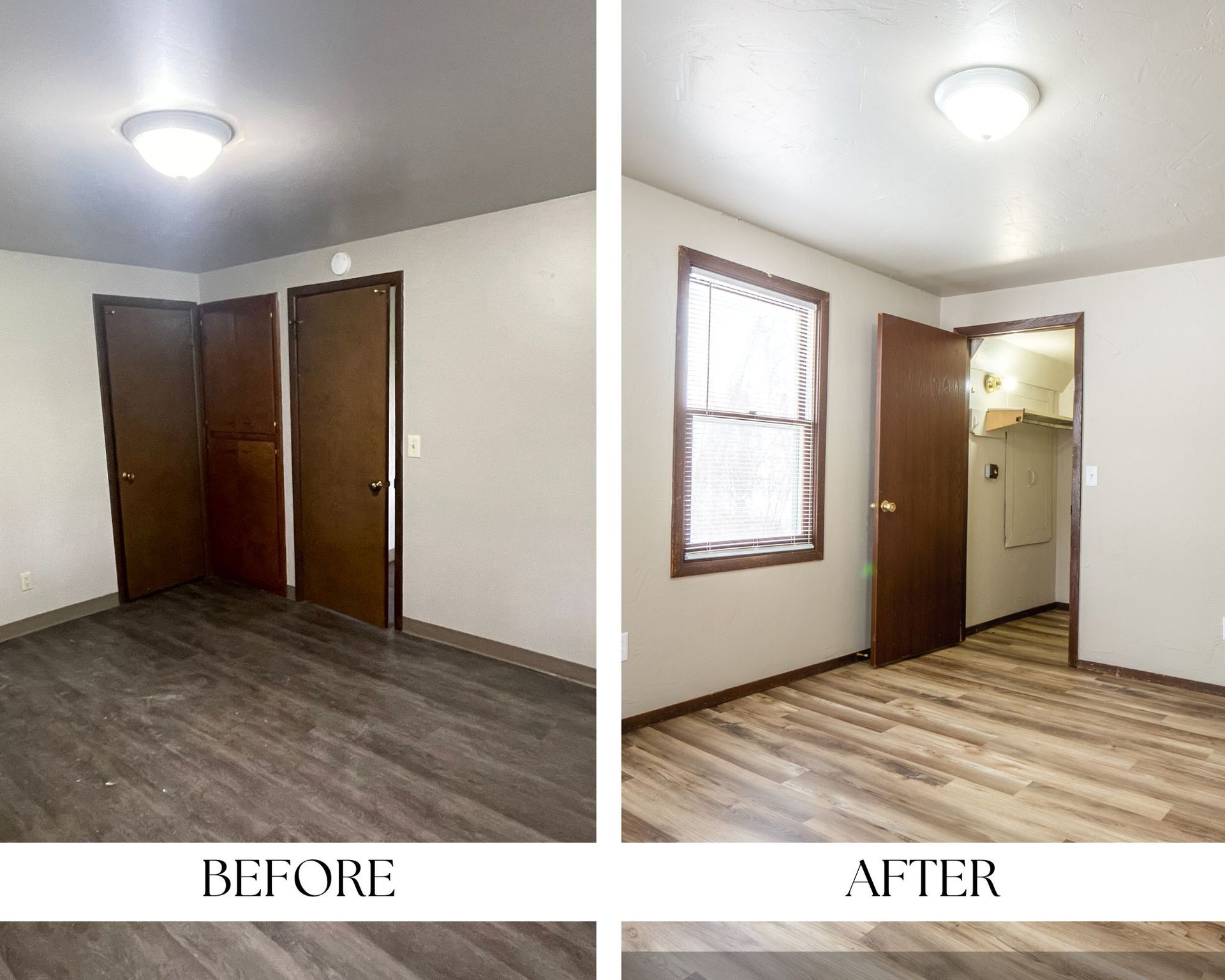before after living room