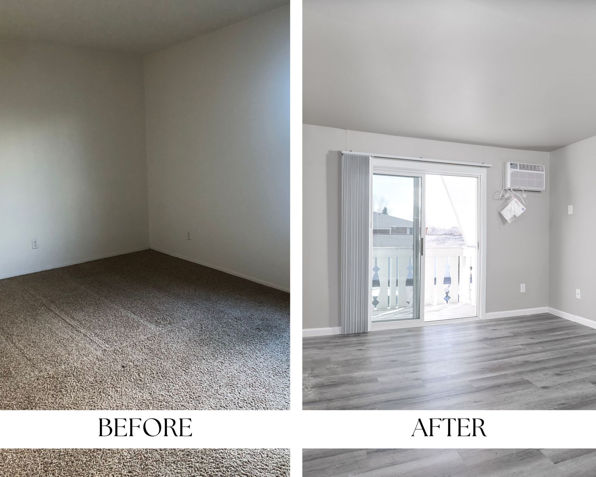 before after living room