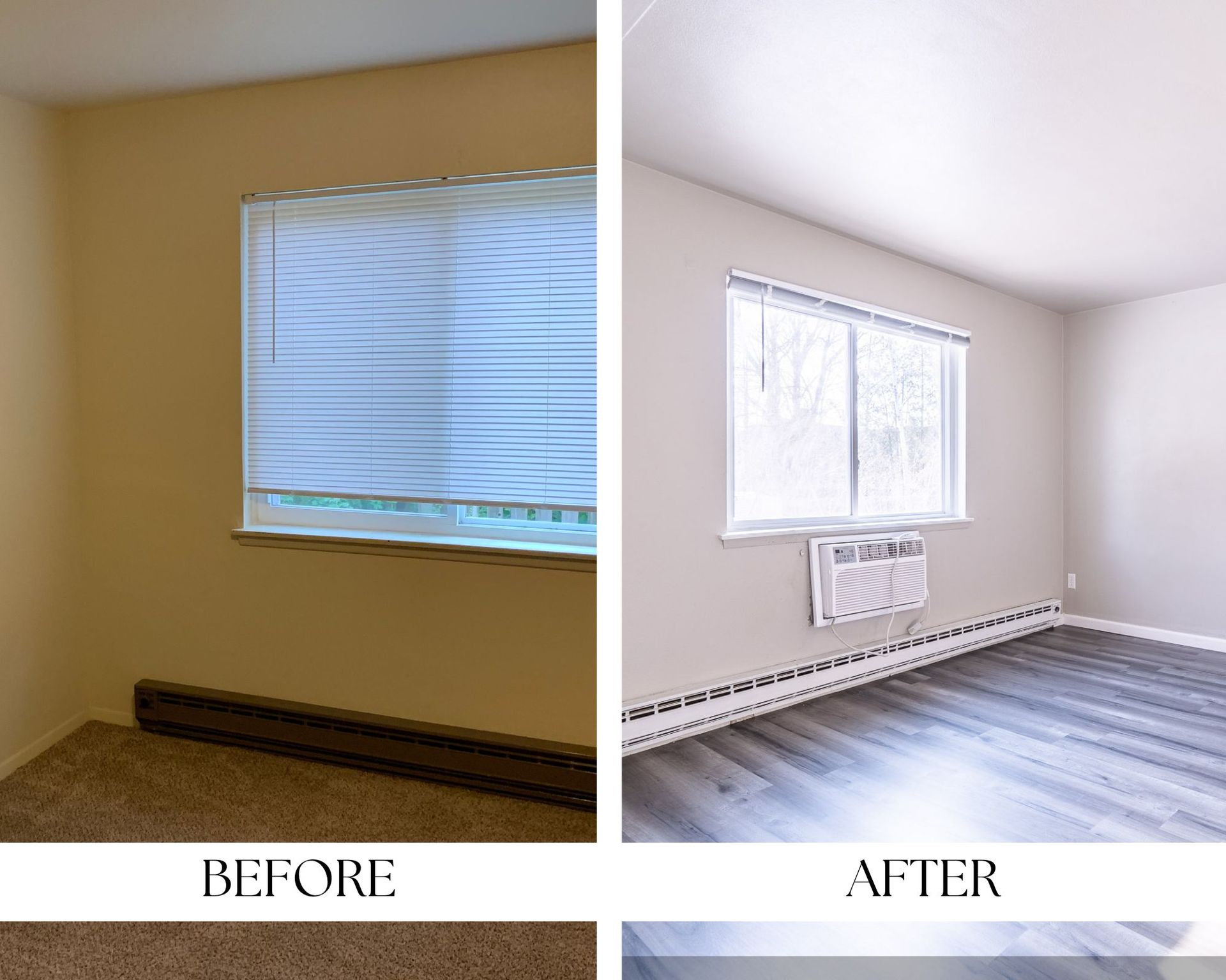 before after room