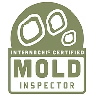 International Certified Mold Inspector logo with olive green mold graphic and bold text