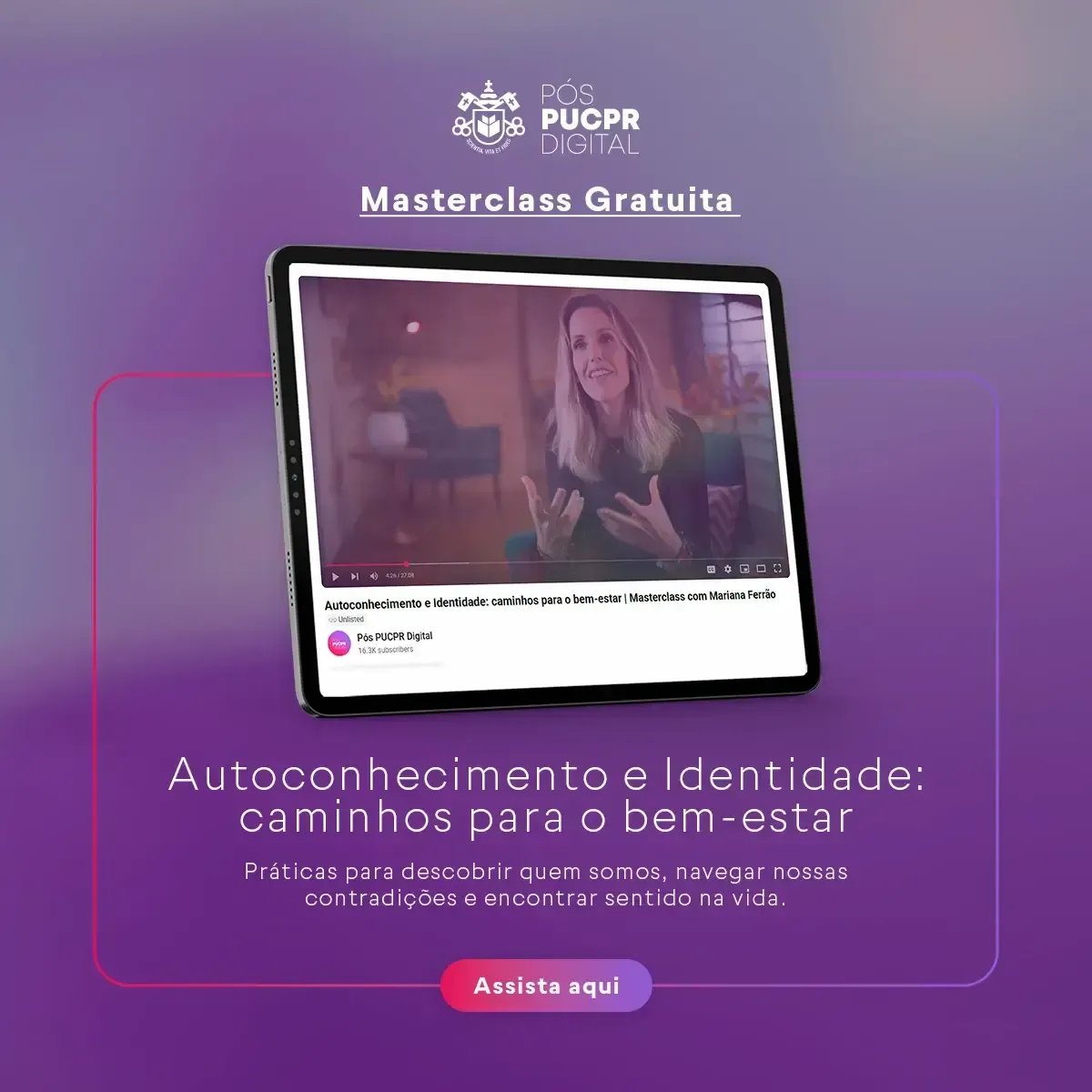 Uma placa com a imagem de uma mulher.