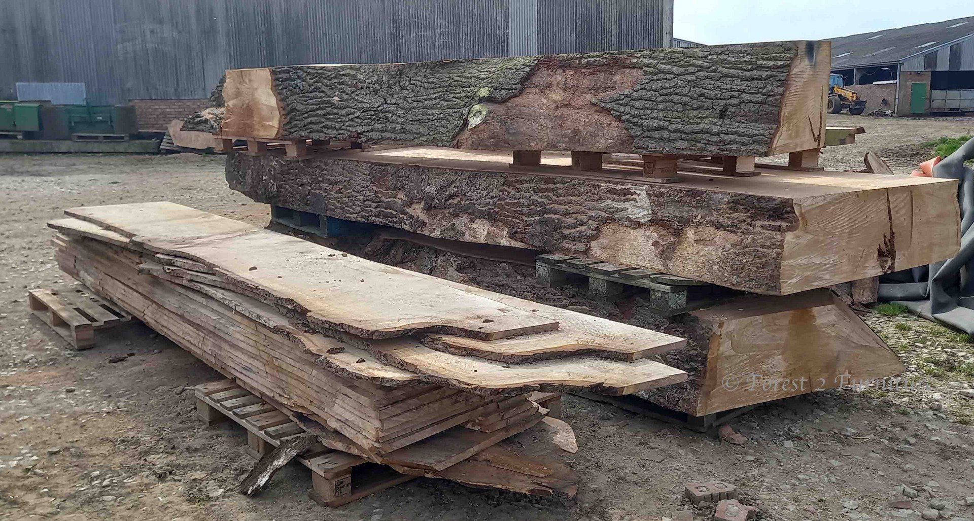 From the first section we milled 21 boards 1