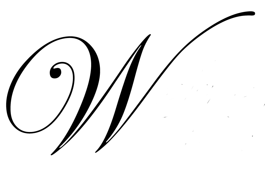 A logo for funeral care with a laurel wreath and stars.