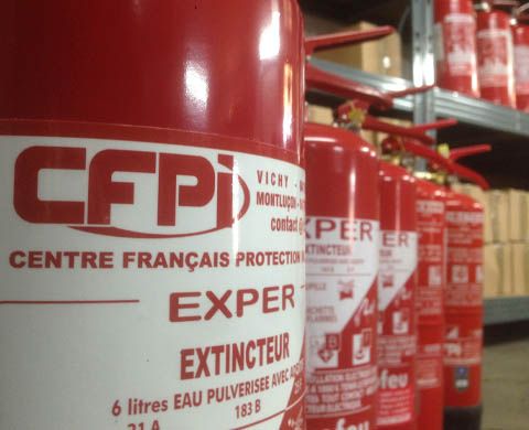 photo d'un extincteur expert de france protect