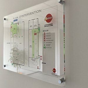 consignes de sécurité incendie panneau photo