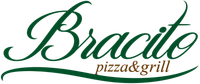 Logo di Brasilo Pizza & Grill in verde corsivo su sfondo bianco