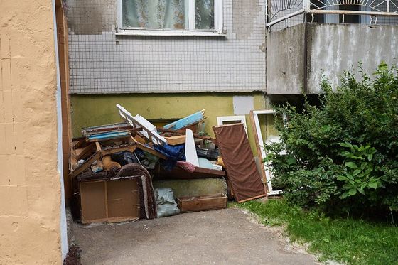 house furniture for hoarded house in Bridgend