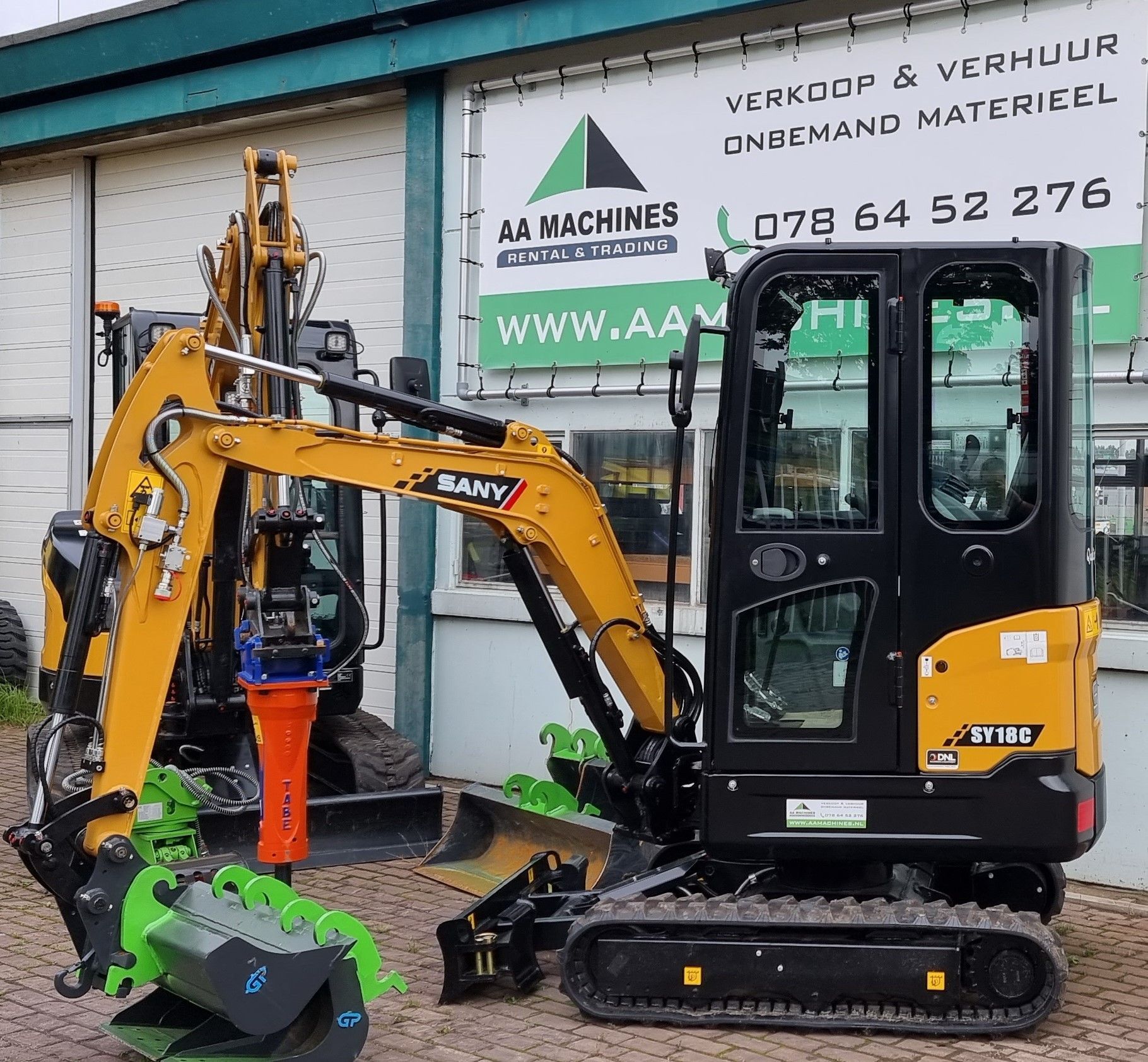 Minigraver 1.8ton