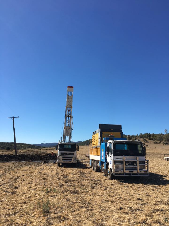 Drilling Truck On The Site - Drilling In Palmwoods, QLD