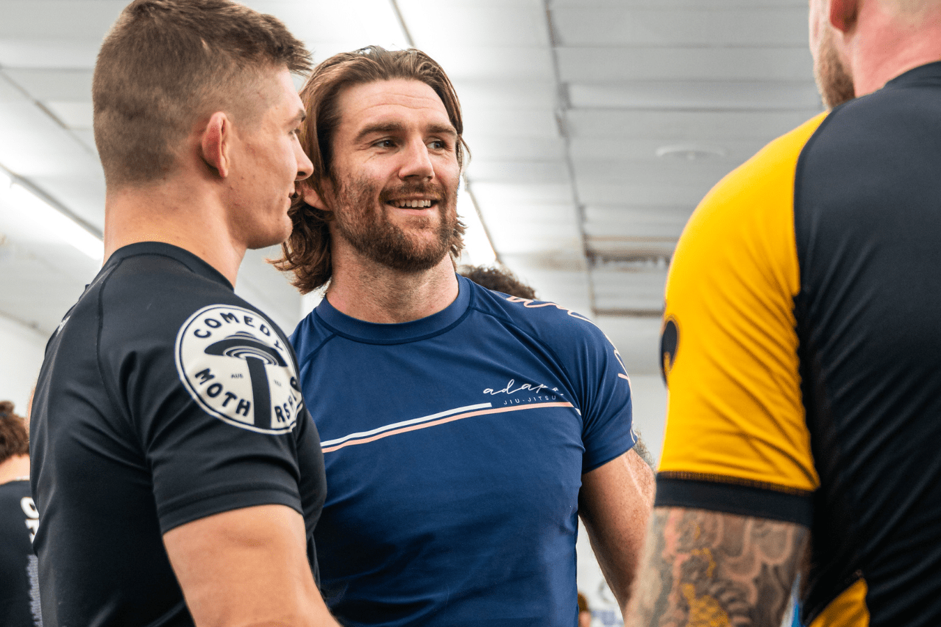Adult learning practical self-defense and martial arts techniques in a safe and encouraging environment.