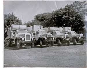 Row Of Trucks Parked — Sanford, ME — R. Pepin and Sons Inc. Row Of Trucks Parked — Sanford, ME — R. Pepin and Sons Inc.