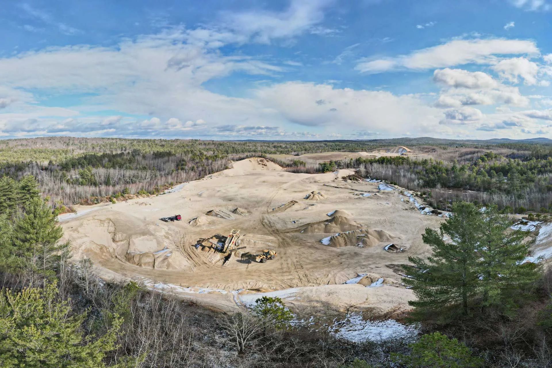 Aerial View Of A Sandy Area — Sanford, ME — R. Pepin and Sons Inc. Aerial View Of A Sandy Area — Sanford, ME — R. Pepin and Sons Inc.