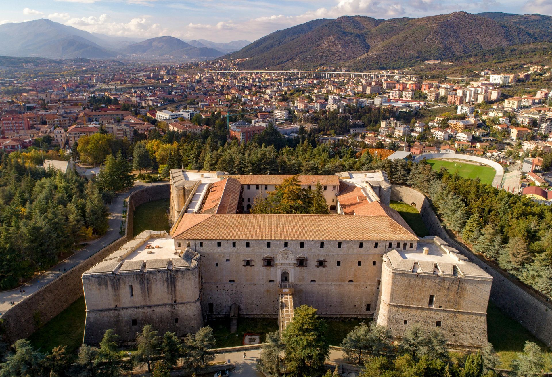 Castle in L'Aquila