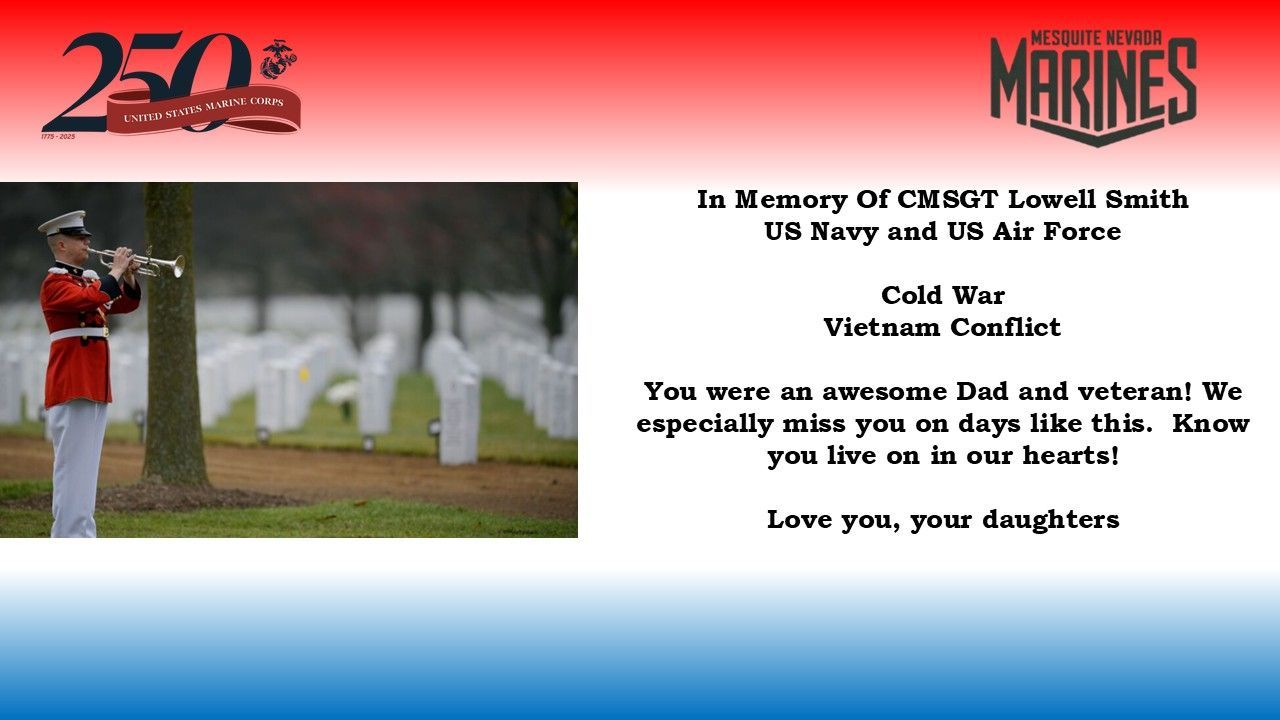 200th U.S. Marine Corps birthday greeting with Marine in dress uniform and cemetery backdrop
