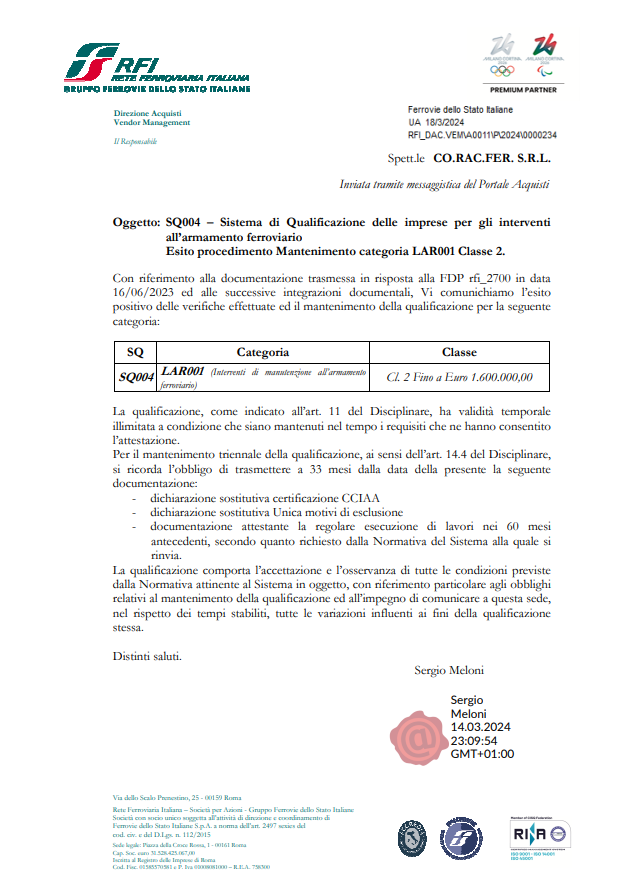 Qualifica RFI