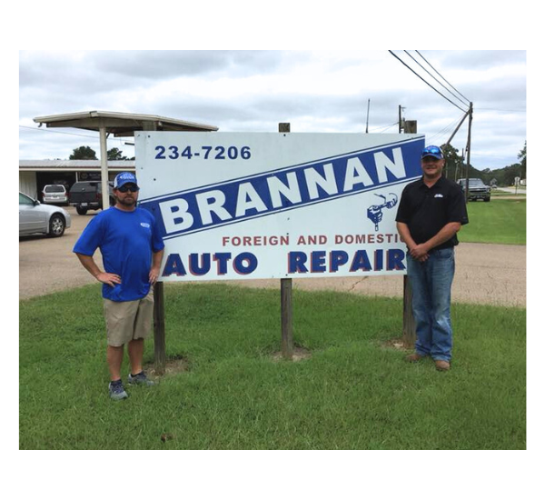 brannan auto repair by sign