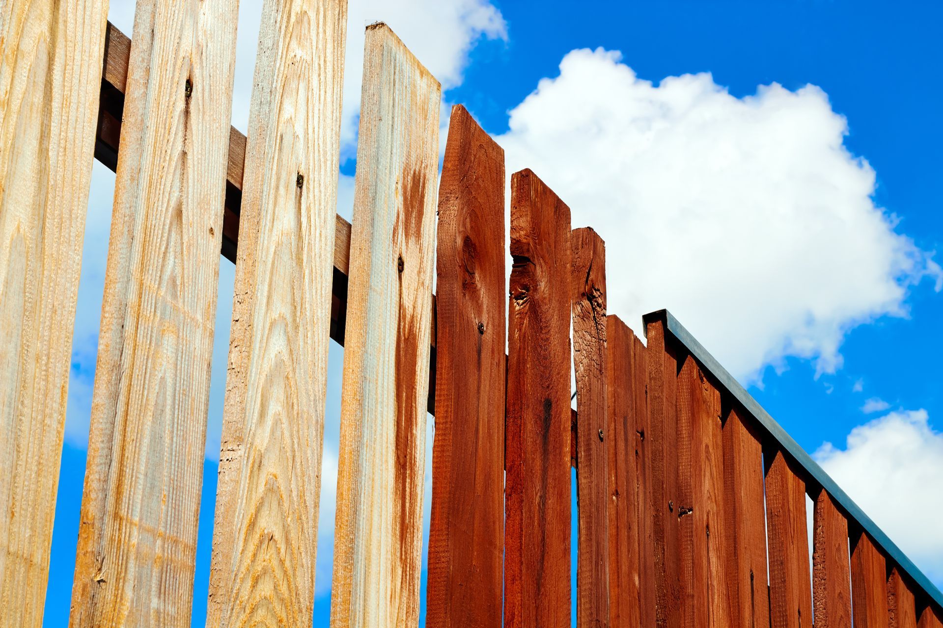 Commercial fence exterior painting in Connecticut