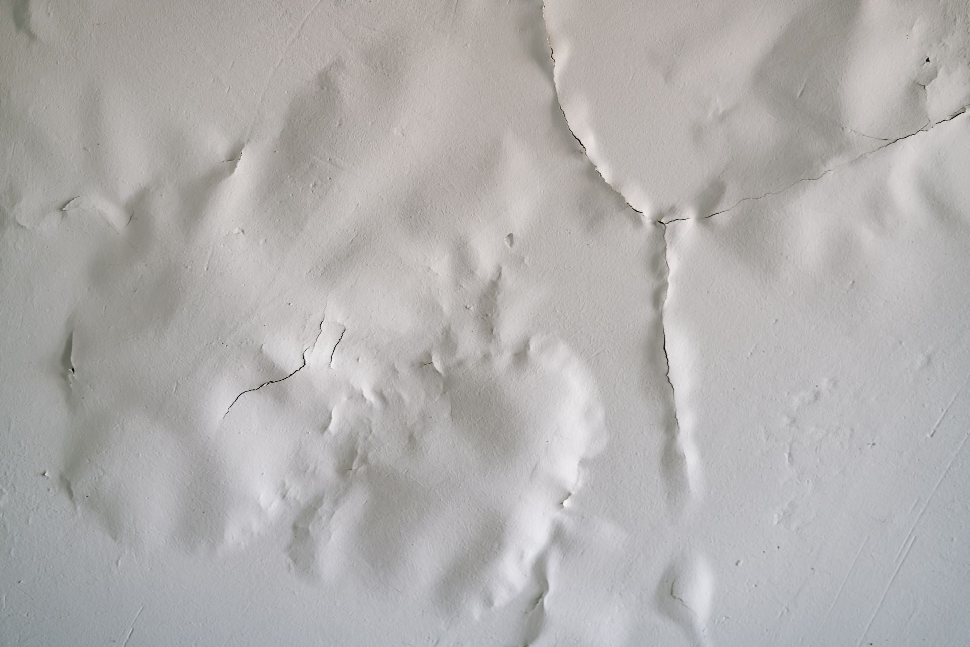 paint on wall starting to bubble