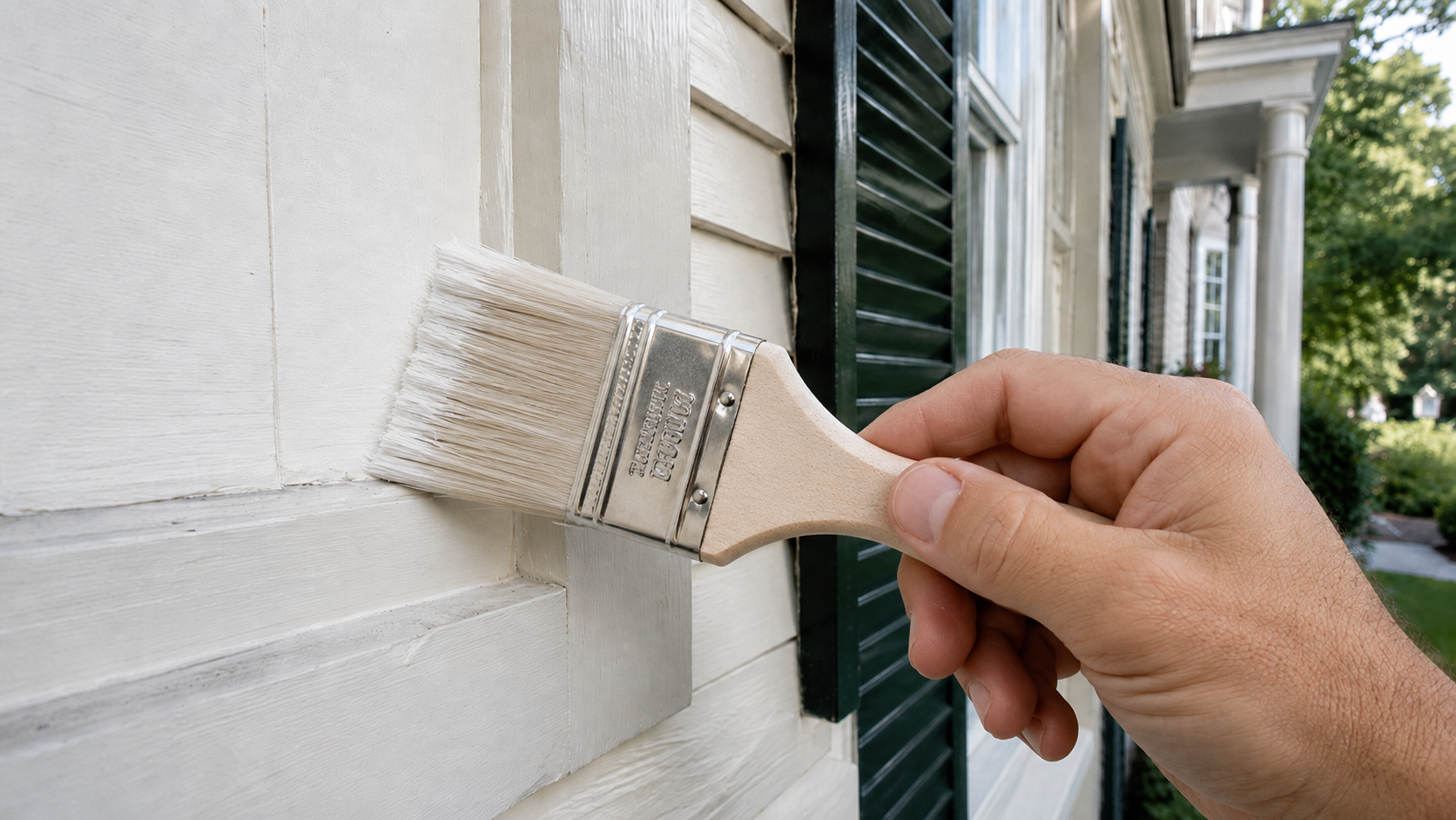 Exterior Painting on an Older Connecticut Home
