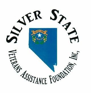 The Silver State Veterans Assistance Foundation logo, featuring the blue outline of Nevada with the state seal inside.