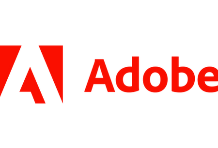 The Adobe logo featuring a red stylized letter