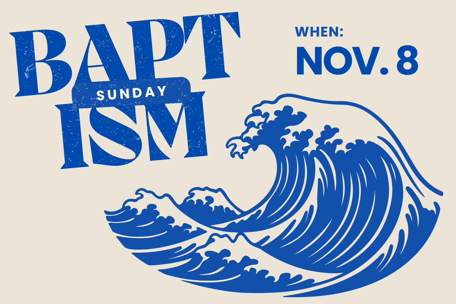 Baptism Sunday
