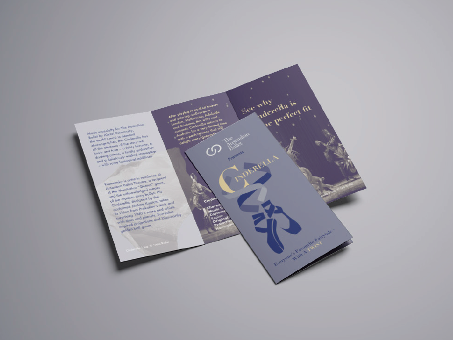 Flyer for the Australian Ballet - Graphic Design Gold Coast