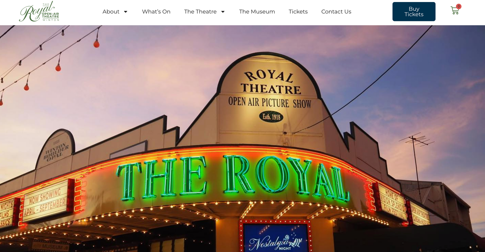 The Royal Theatre Winton Website